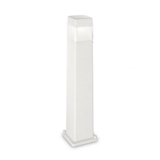 43955-007 Outdoor White Cube Bollard 43955-007 Outdoor White Cube Bollard