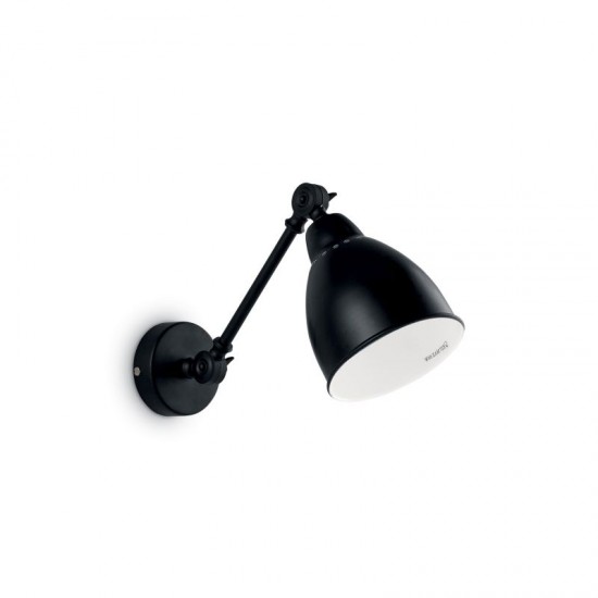 23236-007 Adjustable Black Wall Lamp