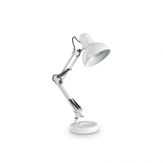 37276-007 Adjustable White Metal Table Lamp