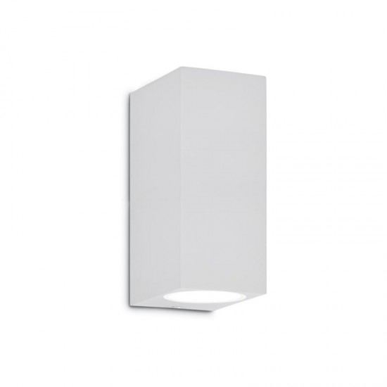 37490-007 Outdoor White Rectangle Wall Lamp