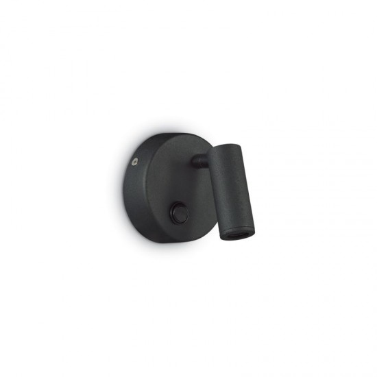 912801-007 Black Round LED Bed Side Wall Lamp 912801-007 Black Round LED Bed Side Wall Lamp