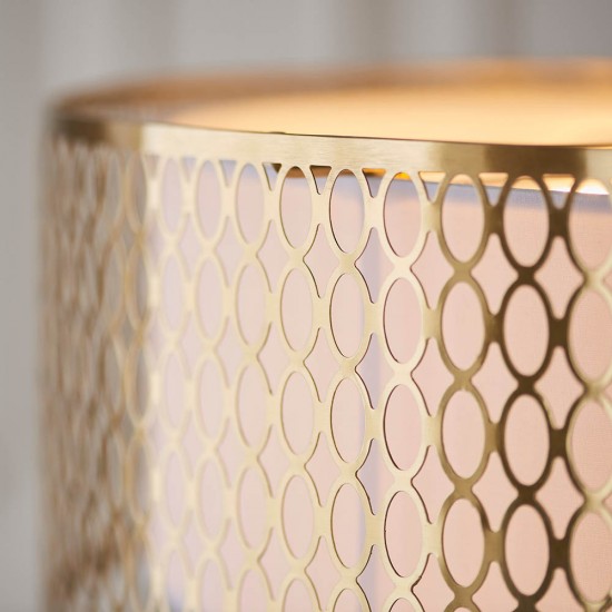 67316-001 Gold 3 Light Pendant with White Diffuser