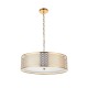 67316-001 Gold 3 Light Pendant with White Diffuser