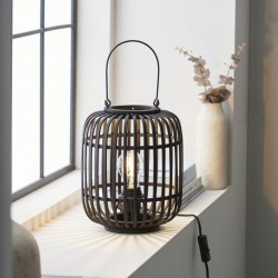 67319-001 Dark Bamboo Table Lamp