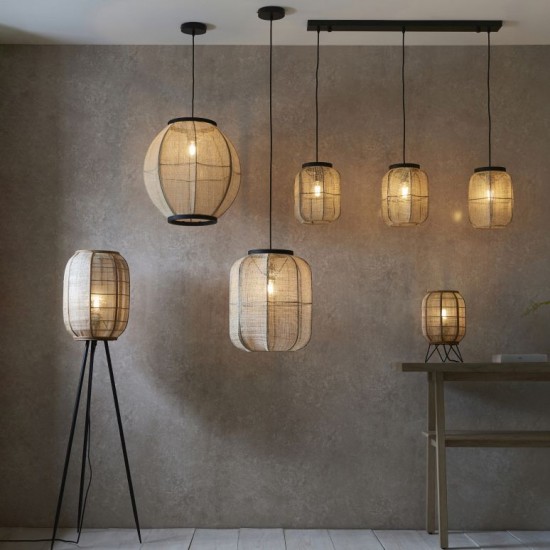 67327-001 Natural Bamboo Table Lamp with Natural Linen Shade 67327-001 Natural Bamboo Table Lamp with Natural Linen Shade