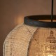 67330-001 Dark Wood Pendant with Natural Linen Shade 67330-001 Dark Wood Pendant with Natural Linen Shade