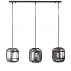 67338-001 Dark Bamboo 3 Light over Island Fitting