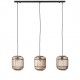67343-001 Natural Bamboo 3 Light over Island Fitting