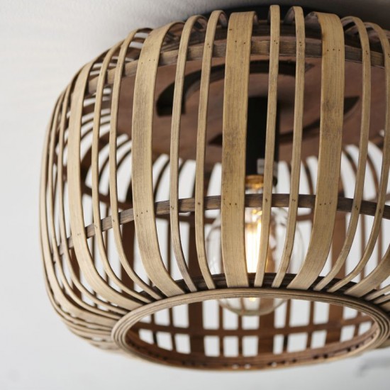 67344-001 Natural Bamboo Ceiling Lamp