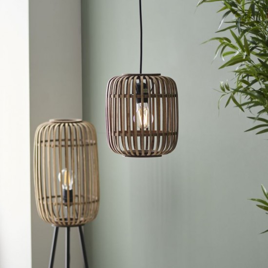 67345-001 Natural Bamboo Pendant