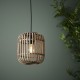 67345-001 Natural Bamboo Pendant