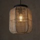 67346-001 Dark Wood 3 Light over Island Fitting with Natural Linen Shades 67346-001 Dark Wood 3 Light over Island Fitting with Natural Linen Shades