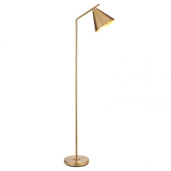 61540-001 Warm Antique Brass Floor Lamp