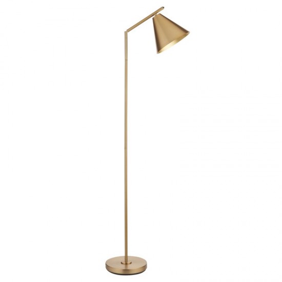 61540-001 Warm Antique Brass Floor Lamp