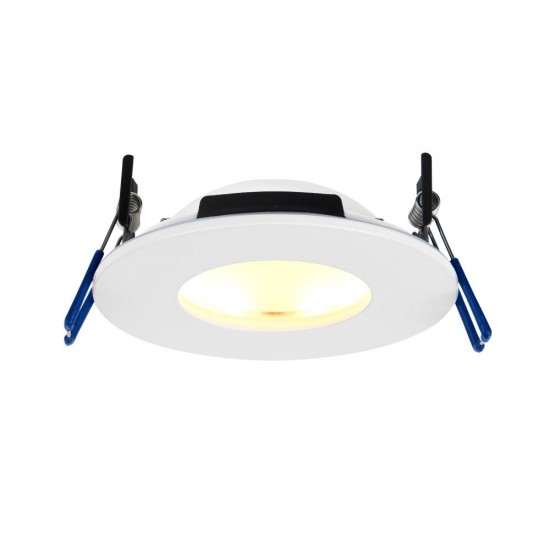 66329-001 Bathroom LED Matt White Recessed Downlight 4CCT