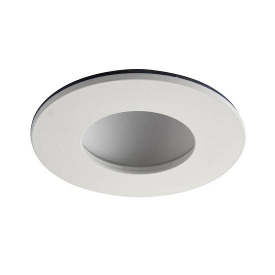 66329-001 Bathroom LED Matt White Recessed Downlight 4CCT