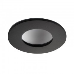 66330-001 Bathroom LED Matt Black Recessed Downlight 4CCT