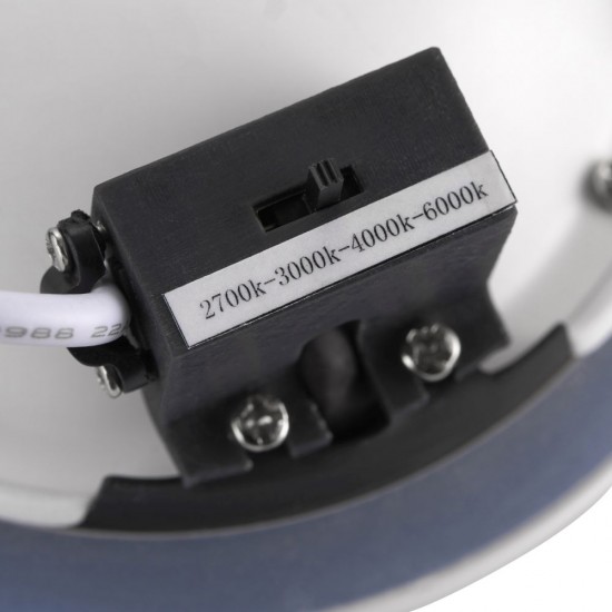 66331-001 Bathroom CCT Matt White Recessed Downlight 12W