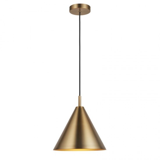 61539-001 Warm Antique Brass Pendant