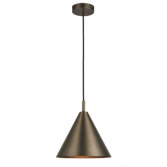 61538-001 Brushed Antique Bronze Pendant