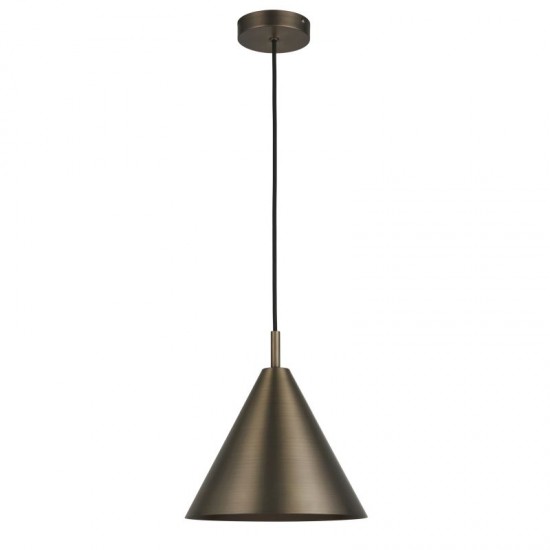 61538-001 Brushed Antique Bronze Pendant