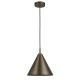 61538-001 Brushed Antique Bronze Pendant