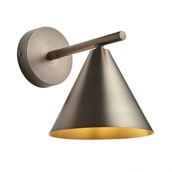 61536-001 Brushed Antique Bronze Wall Lamp