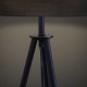 935-001 Matt Black Tripod Floor Lamp