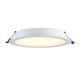 66362-001 LED Matt White Recessed Downlight CCT 18W