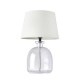 7411-001 Textured Glass Table Lamp with Ivory Linen Shade 7411-001 Textured Glass Table Lamp with Ivory Linen Shade