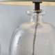 7411-001 Textured Glass Table Lamp with Ivory Linen Shade 7411-001 Textured Glass Table Lamp with Ivory Linen Shade