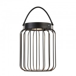 7430-001 Solar Black Bollard With Photocell