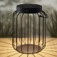 7430-001 Solar Black Bollard With Photocell