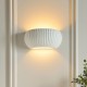 82856-001 Unglazed Ceramic Wall Lamp