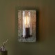 71729-100 Verdigris Bronze Wall Lamp with Clear Glass