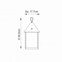 7452-001 Portable Indoor/Outdoor Rechargeable Table Lamp