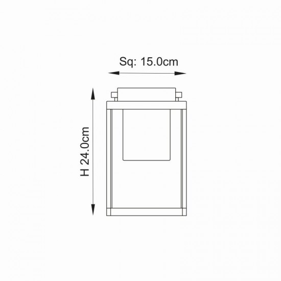 7459-001 Portable Indoor/Outdoor Rechargeable Table Lamp