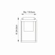 7459-001 Portable Indoor/Outdoor Rechargeable Table Lamp