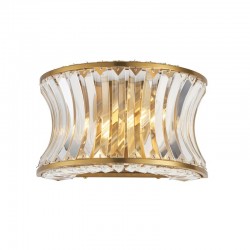71733-001 Warm Brass 2 Light Wall Lamp with Crystal 71733-001 Warm Brass 2 Light Wall Lamp with Crystal