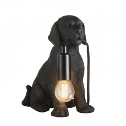 61531-001 Labrador Puppy Black Table Lamp 61531-001 Labrador Puppy Black Table Lamp