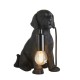 61531-001 Labrador Puppy Black Table Lamp