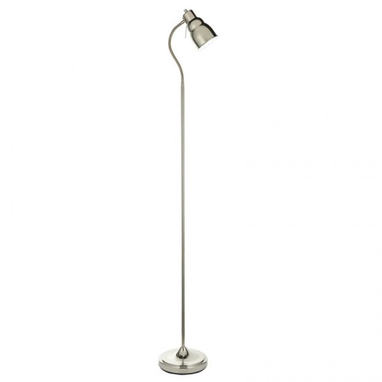 74327-001 Bright Nickel Floor Lamp