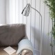 74327-001 Bright Nickel Floor Lamp