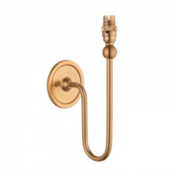 74328-001 - Base Only - Brushed Aged Brass Wall Lamp 74328-001 - Base Only - Brushed Aged Brass Wall Lamp