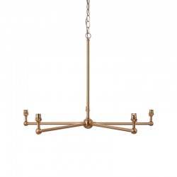 74331-001 - Base Only - Brushed Aged Brass Centre Fitting 74331-001 - Base Only - Brushed Aged Brass Centre Fitting