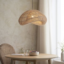 74332-001 - Shade Only - Hand Woven Natural Rattan Shade Ø 54 cm 74332-001 - Shade Only - Hand Woven Natural Rattan Shade Ø 54 cm