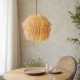 74333-001- Shade Only - Handmade Natural Rattan Shade Ø 47 cm