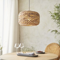 74334-001 - Shade Only - Hand Woven Natural Water Hyacinth Shade Ø 39 cm 74334-001 - Shade Only - Hand Woven Natural Water Hyacinth Shade Ø 39 cm