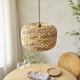 74334-001 - Shade Only - Hand Woven Natural Water Hyacinth Shade Ø 39 cm