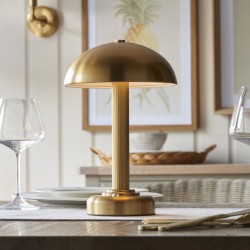 74336-001 Warm Brass Rechargeable Table Lamp 74336-001 Warm Brass Rechargeable Table Lamp
